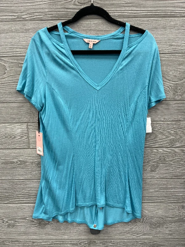 women's tops for summer festivalsTop Short Sleeve By Juicy Couture In Aqua, Size: M