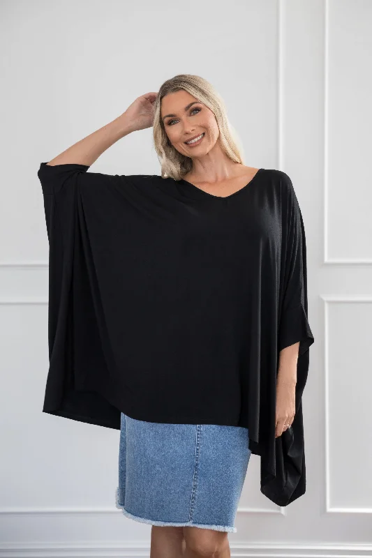 women's tops for those who want to invest in timeless piecesEssential Top | Black