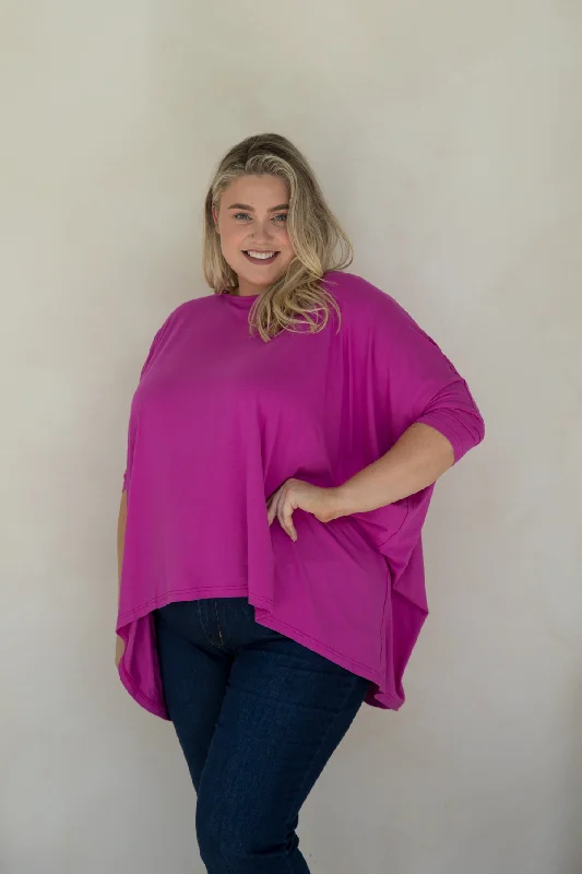 women's tops for gala dinnersSimplicity Top | Plum Pink | FINAL SALE