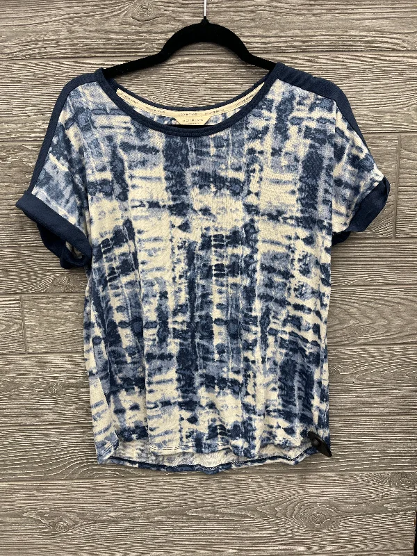 camisoles for womenTop Short Sleeve By Lucky Brand In Blue, Size: M