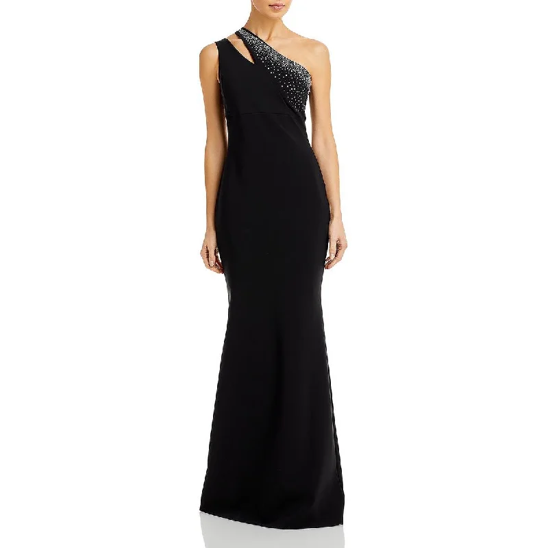 women's stylish dressesChiara Boni Womens Rhinestone Gown Evening Dress