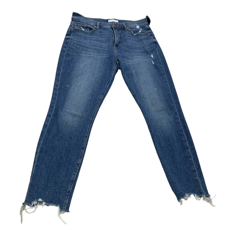 women's denim jeans for a casual FridayJeans Skinny By Loft In Blue Denim, Size: 8petite