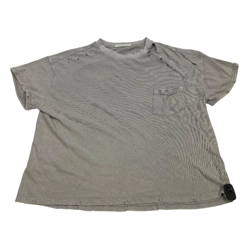 women's tops with sequin embellishmentsTop Short Sleeve By We The Free In Grey, Size: S