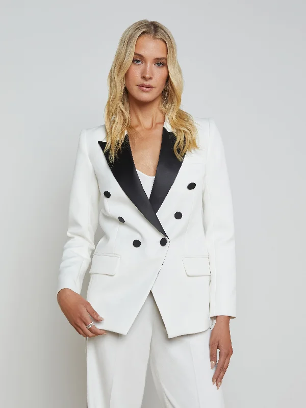 women's coats for black-tie affairsKendi Long Blazer