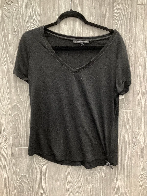 women's tops for casual FridaysTop Short Sleeve By White House Black Market In Black, Size: M