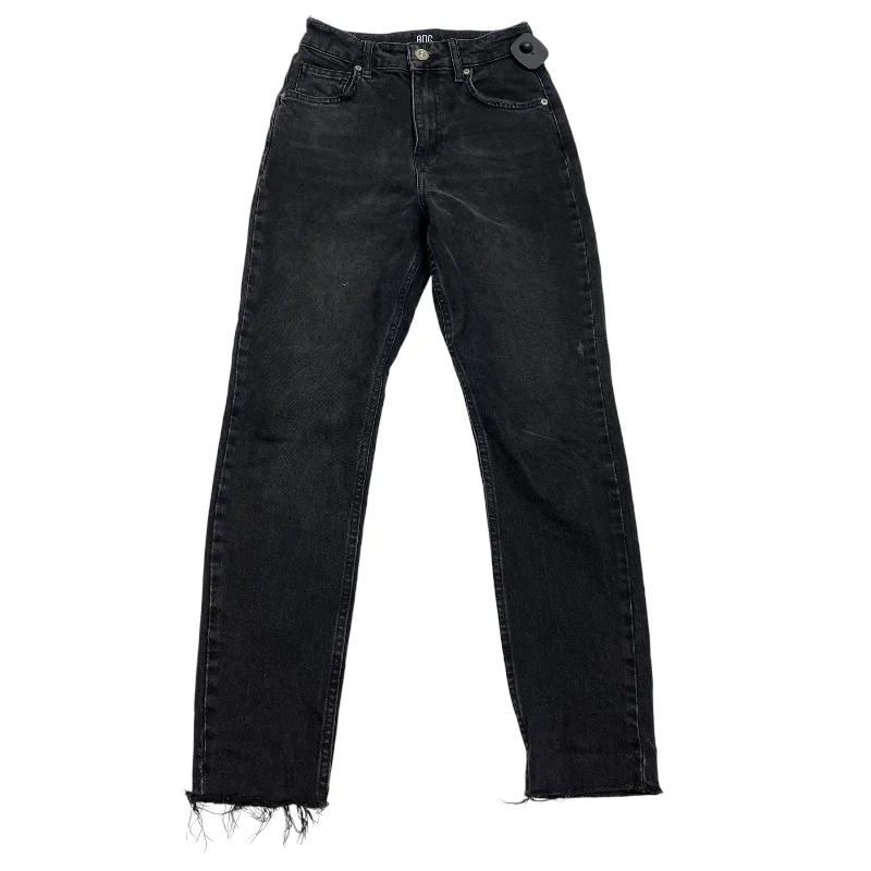 women's denim jeans for smart casualJeans Straight By Bdg In Black Denim, Size: 2