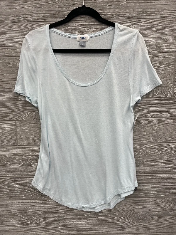 women's tops for those who want to create outfits that reflect their personal style and sense of fashionTop Short Sleeve By Old Navy In Blue, Size: M