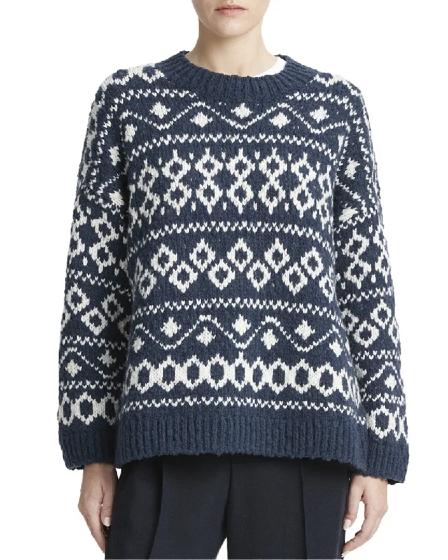 Colorful SweatersVince Nordic Fair Isle Wool-Blend Sweater