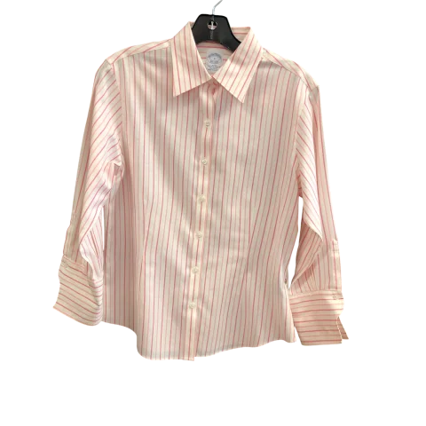 women's tops for those who refuse to compromise on styleTop Long Sleeve Designer By Brooks Brothers In Striped Pattern, Size: 6