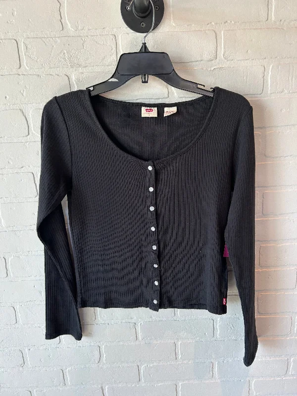 women's tops for cocktail partiesTop Long Sleeve By Levis In Black, Size: M