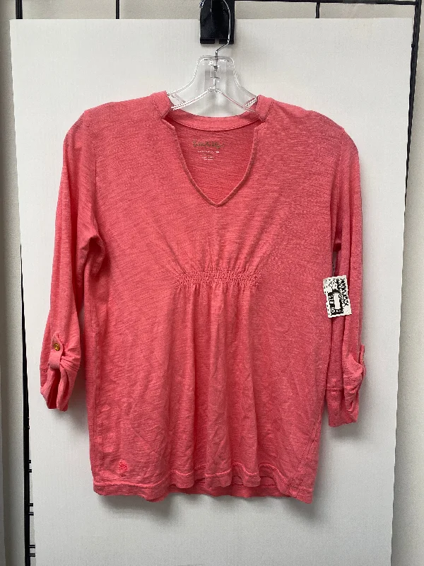 women's tops for those who refuse to compromise on styleTop Long Sleeve By Clothes Mentor In Pink, Size: Xs