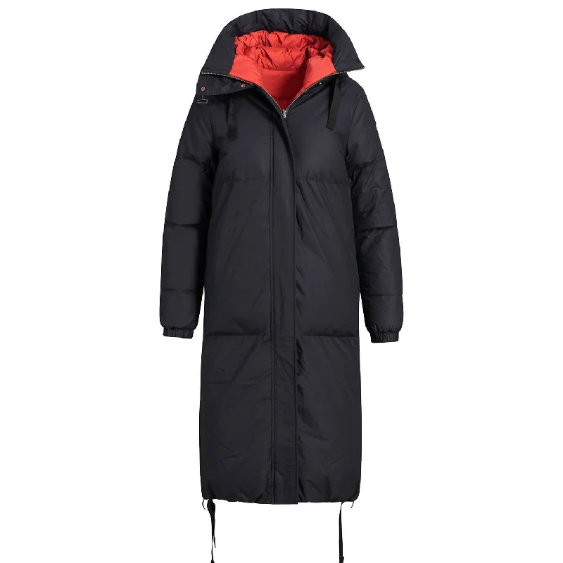 women's coats with liningReversible Jacket In Black/red