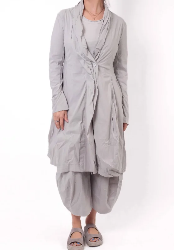 women's coats with hoodsLong Coat In Grey