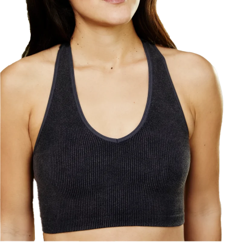 women's tops with spaghetti straps and deep V-necksWomen's Free Throw Crop