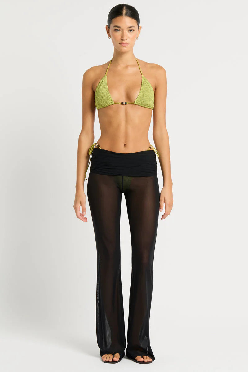 Lounge Female SwimwearAyla Pant Black Mesh