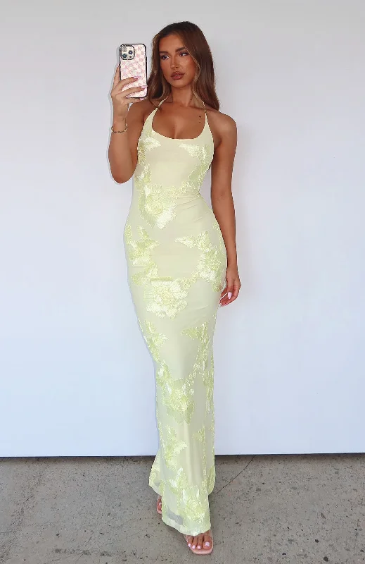 women's bow dressesSummer Ready Maxi Dress Lemon