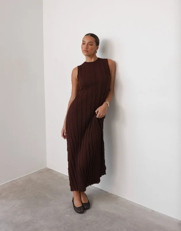 Minimalist DressJemima Maxi Dress (Cocoa)