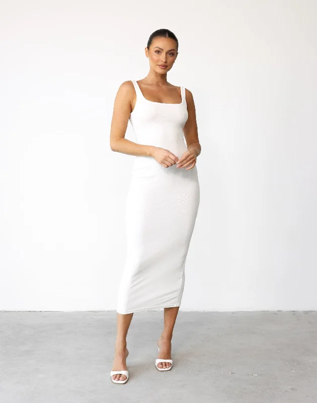 Floor-Length DressLenika Maxi Dress (White)