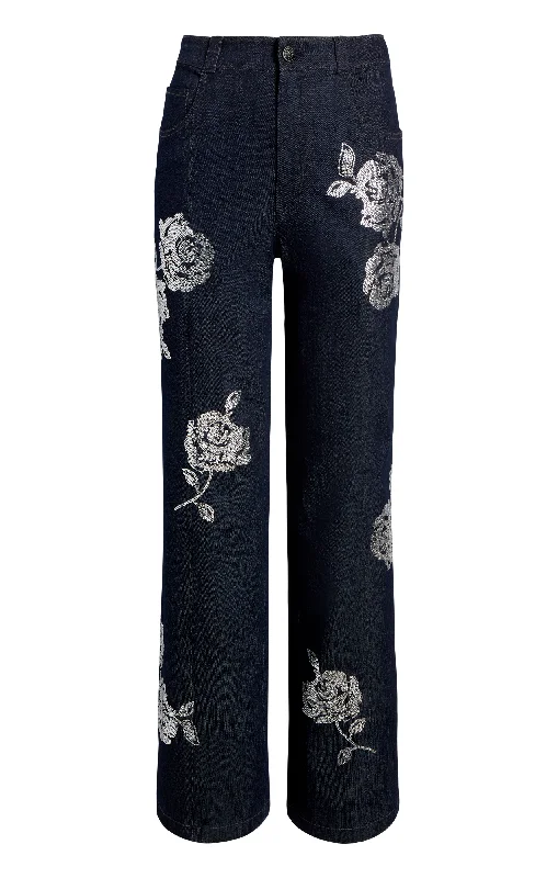 women's jogger pantsHeatset Roses Francine Pant