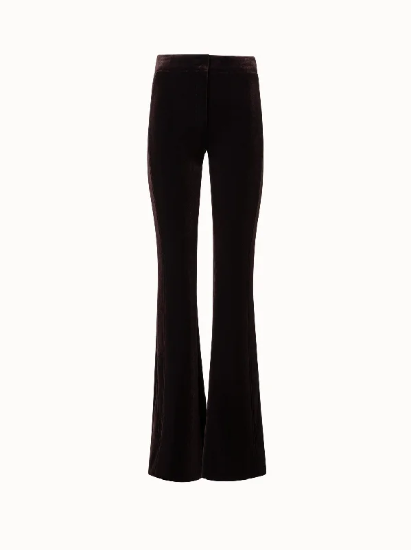 women's cashmere pantsNeoprene Velvet Bootcut Pants