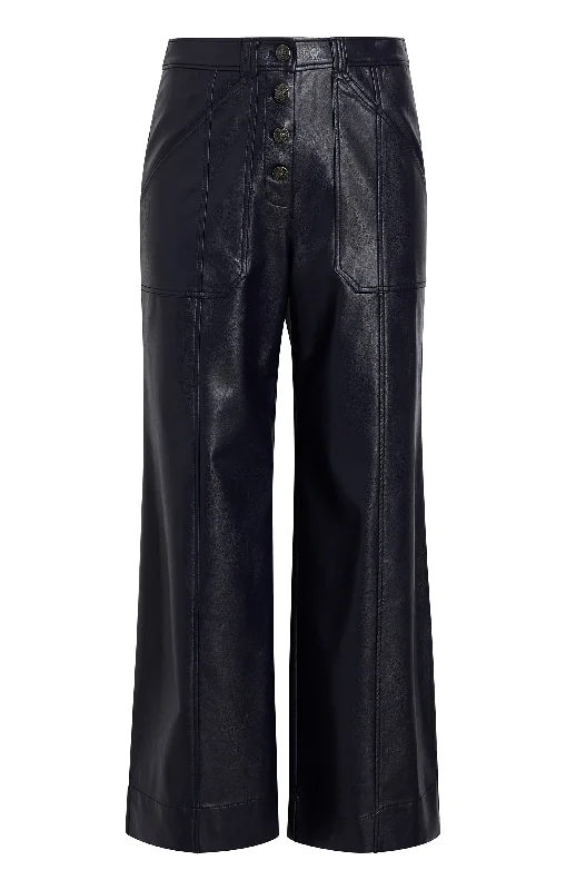 women's low-rise pantsVegan Leather Benji Pant