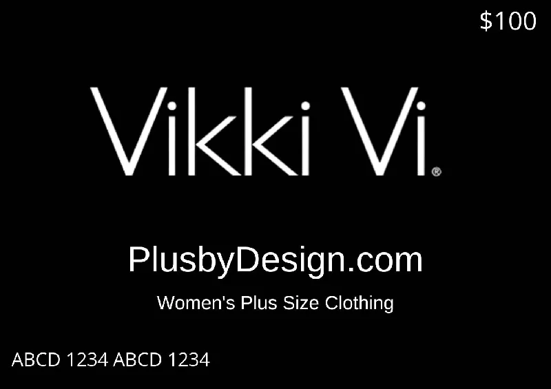 women's designer pantsVikki Vi $100 Gift Card