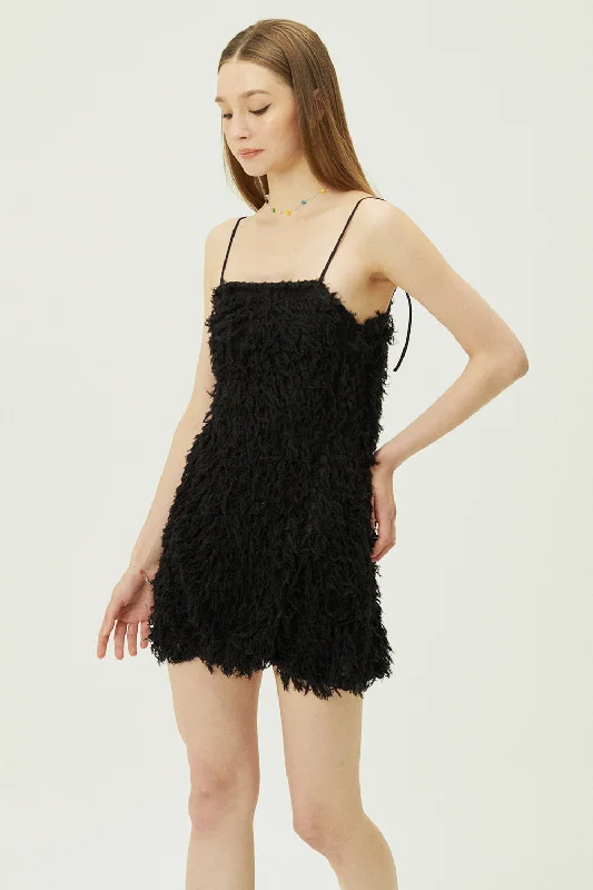 women's casual Friday dressesLiane Faux Feather Dress