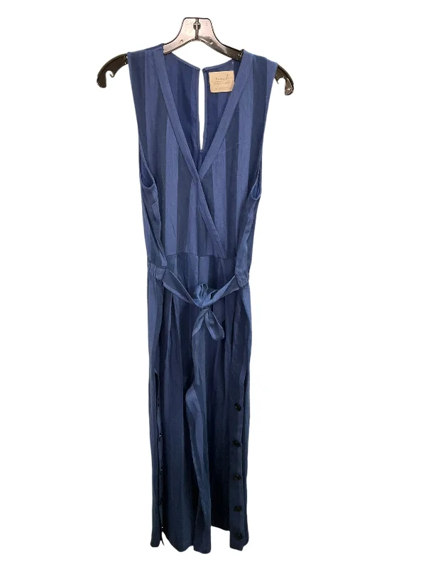 women's fitted jumpsuitsJumpsuit By Anthropologie In Blue, Size: L