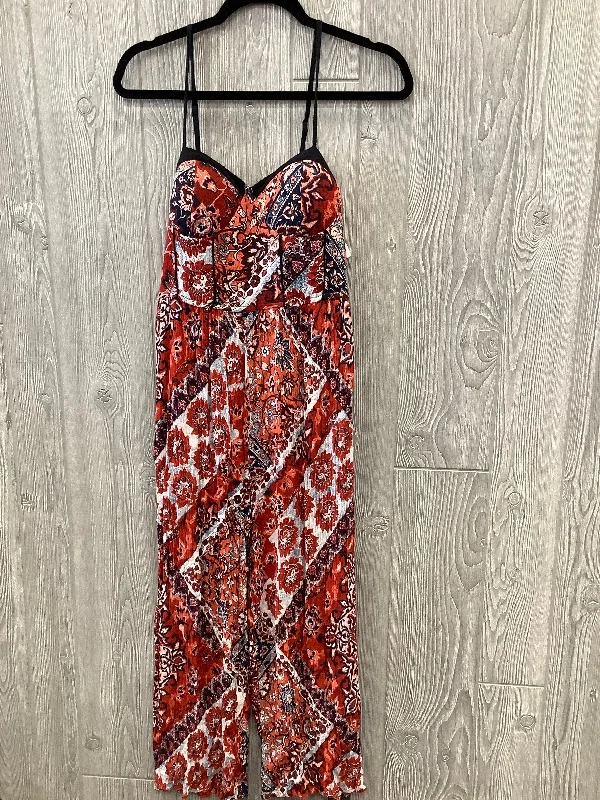 women's jumpsuits with floral printsJumpsuit By Band Of Gypsies In Orange, Size: M