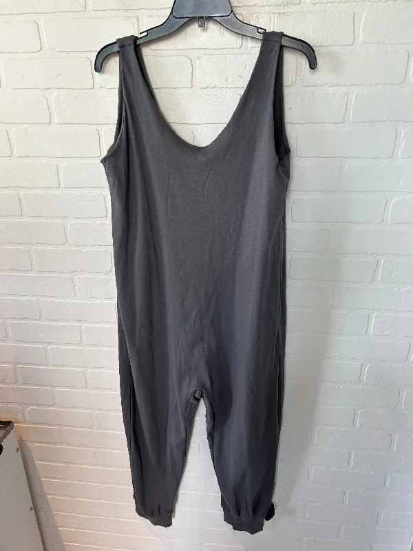 women's jumpsuits made of chiffonJumpsuit By Eileen Fisher In Grey, Size: M