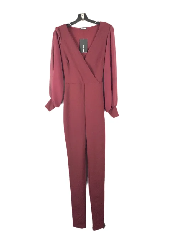 women's jumpsuits for cozy daysJumpsuit By Fashion Nova In Burgundy, Size: S