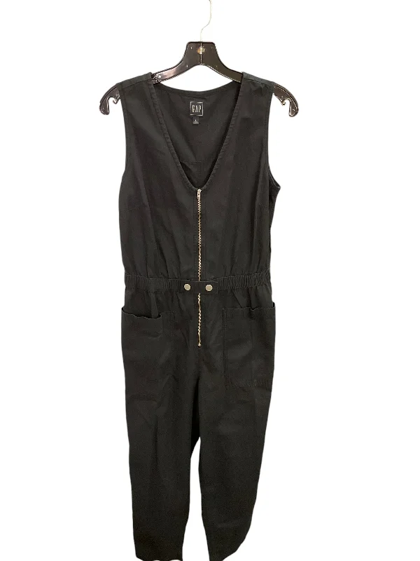 women's jumpsuits for easy dressingJumpsuit By Gap In Black, Size: M