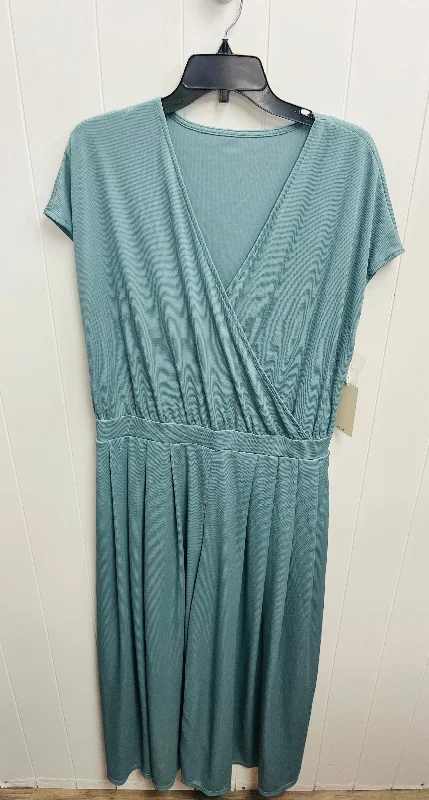 women's boho jumpsuitsJumpsuit By halara In Teal, Size: Xl