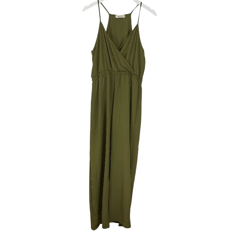 women's jumpsuits for moisture-wicking materialsJumpsuit By Honey & Lace In Green, Size: L