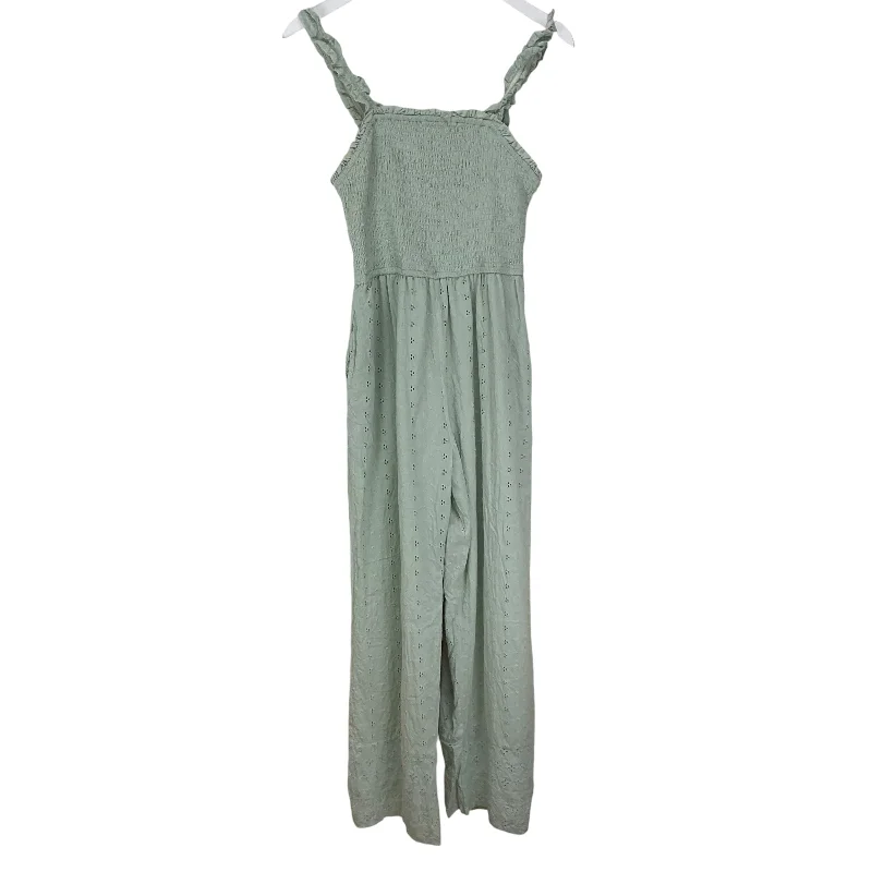 women's jumpsuits made of velvetJumpsuit By Jessica Simpson In Green, Size: M