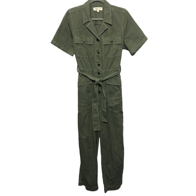 women's jumpsuits with buttonsJumpsuit By Madewell In Green, Size: S