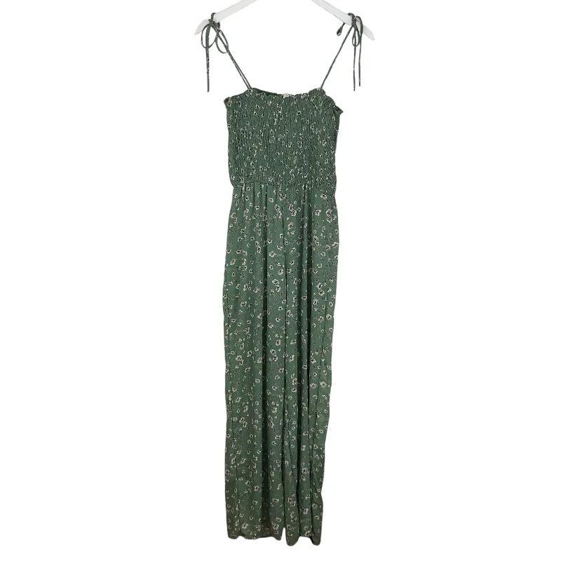 women's jumpsuits with long sleevesJumpsuit By Mi Ami In Green, Size: M