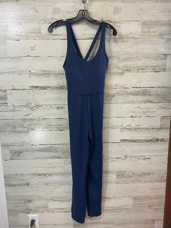 women's jumpsuits for lightweight designsJumpsuit By MOVE THEOLOGY In Blue, Size: L