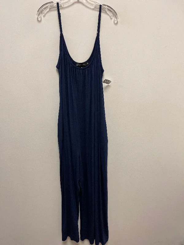 women's chic jumpsuitsJumpsuit By New York And Co In Navy, Size: 2x