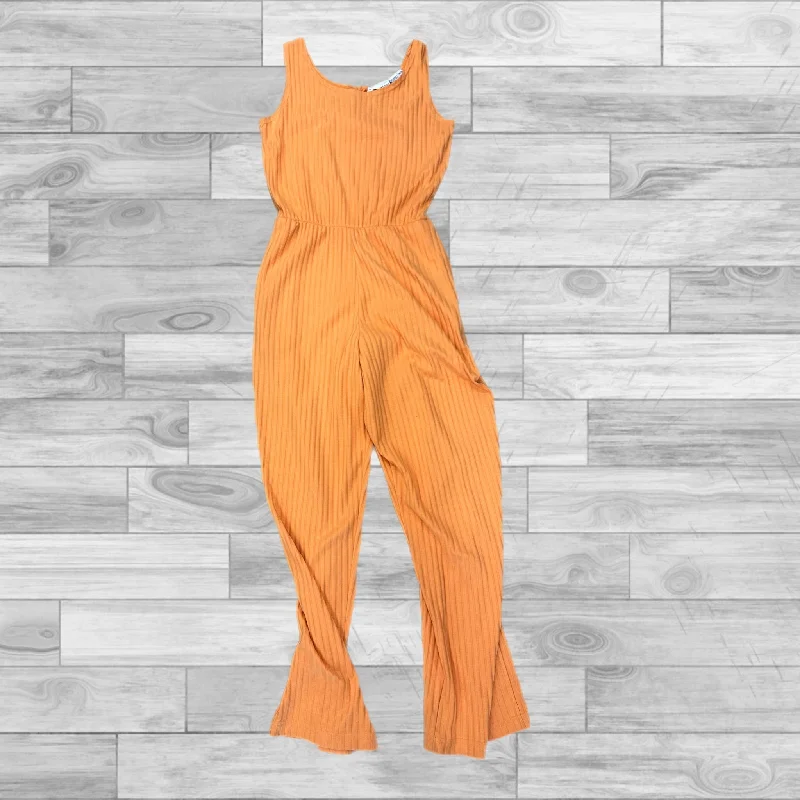 women's jumpsuits made of velvetJumpsuit By Newport News In Orange, Size: M