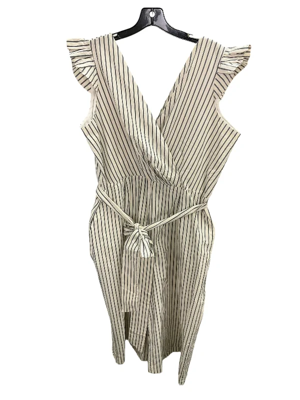 women's jumpsuits for petite womenJumpsuit By Nordstrom In Striped, Size: 18