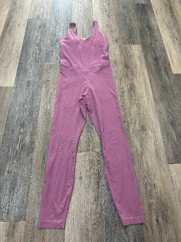 women's jumpsuits with Peter Pan collarsPurple Jumpsuit Lululemon, Size 4