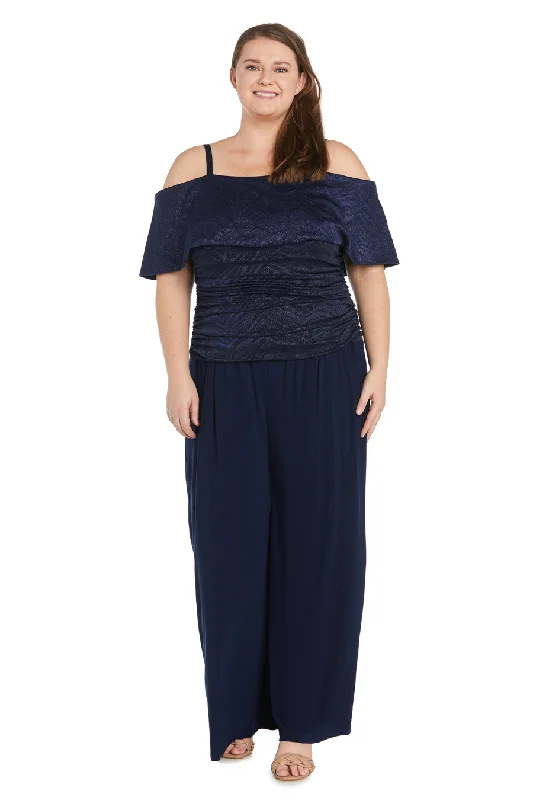 women's jumpsuits for moisture-wicking materialsR&M Richards 9122W Plus Size Formal Jumpsuit