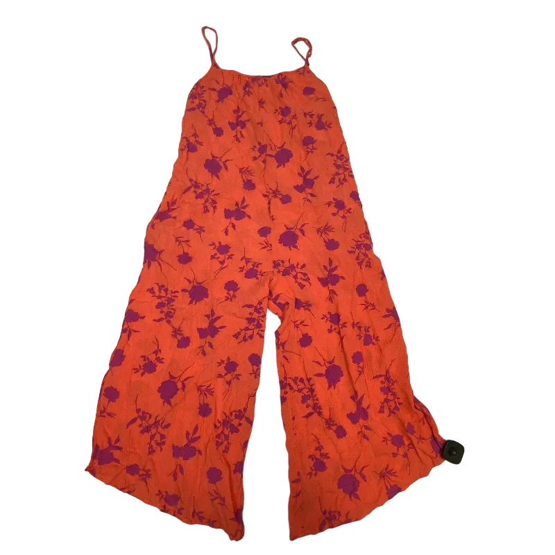 women's loose-fit jumpsuitsJumpsuit By Easel In Orange & Purple, Size: S