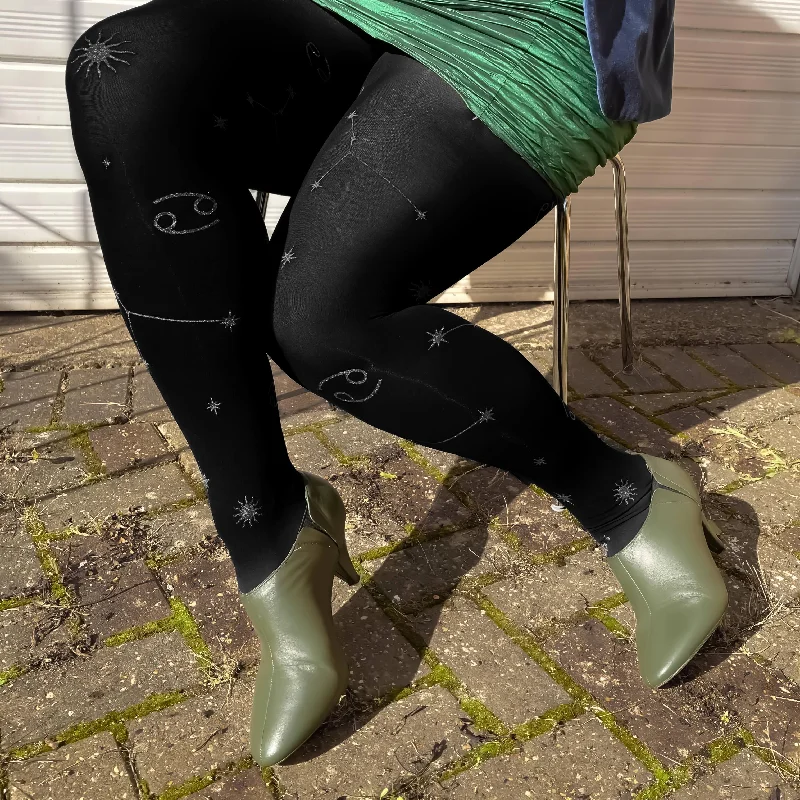 Affordable Luxury Silk StockingsZodiac Tights - Cancer