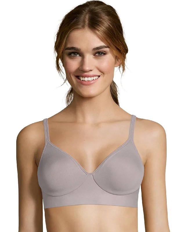 Padded BrasHanes Womens SmoothTec ComfortFlex Fit Wirefree Bra